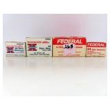 140 ROUNDS FED. AND WIN. .44 REM MAG AMMUNITION