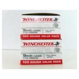 200 ROUNDS WINCHESTER 9 MM LUGER AMMUNITION