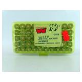 50 ROUNDS .38 S&W AMMUNITION - RELOADS