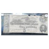 1862 CONFEDERATE $5 NOTE (T-53)