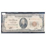 SERIES 1929 - $20 PHILADELPHIA NATIONAL