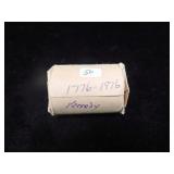 ROLL OF 20 1976 BICENTENNIAL KENNEDY HALF