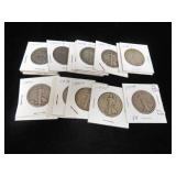 20 DIFFERENT DATE WALKING LIBERTY HALF