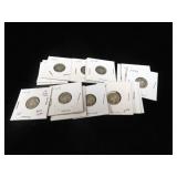 19 DIFFERENT DATE MERCURY DIMES