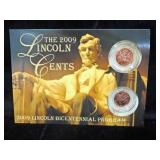 2009 LINCOLN BICENTENNIAL COIN - 2 PC. SET
