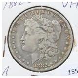 1882-O MORGAN SILVER DOLLAR