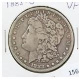 1882-S MORGAN SILVER DOLLAR