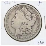 1883-O MORGAN SILVER DOLLAR