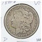 1889-O MORGAN SILVER DOLLAR