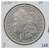 1890-O MORGAN SILVER DOLLAR