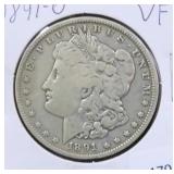 1891-O MORGAN SILVER DOLLAR