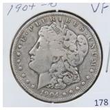 1904-O MORGAN SILVER DOLLAR