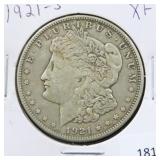 1921-S MORGAN SILVER DOLLAR