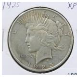 1925 PEACE SILVER DOLLAR
