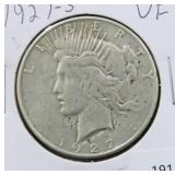 1927-S PEACE SILVER DOLLAR