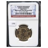 2007-D JAMES MADISON PRESIDENTIAL DOLLAR