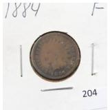 1884 INDIAN HEAD CENT