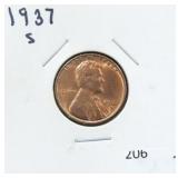 1937-S LINCOLN CENT
