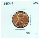 1954-S LINCOLN CENT