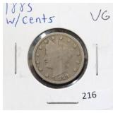 1883 LIBERTY "V" NICKEL W/O CENTS