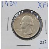 1934 WASHINGTON QUARTER