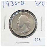 1935-D WASHINGTON QUARTER