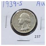 1939-S WASHINGTON QUARTER