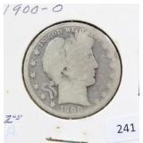 1900-O BARBER HALF DOLLAR