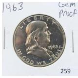 1963 PROOF FRANKLIN HALF DOLLAR