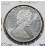 1965 CANADIAN SILVER DOLLAR