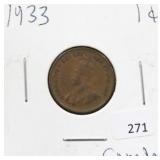 1933 CANADA 1 CENT