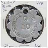 GARDNER DENVER CO. TRAD TOKEN