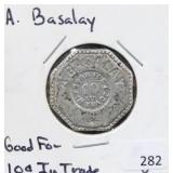 BASALAY 10 CENT TRADE TOKEN