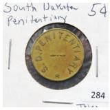 SOUTH DAKOTA PENITENTIARY 5 CENT TOKEN