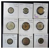 9 DIFFERENT TRANSIT TOKENS