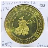 1972 SHANANDOAH COUNTY 200TH ANN. MEDAL
