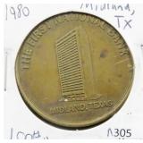 1980 MIDLAND TEXAS 1ST NATIONAL BANK 100TH