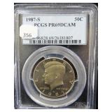 1987-S KENNEDY HALF DOLLAR - PCGS