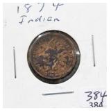 1874 INDIAN HEAD CENT