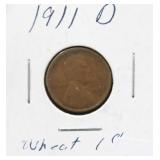 1911-D LINCOLN CENT