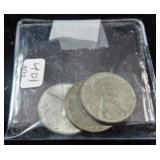 1943-P, D, S STEEL LINCOLN CENTS