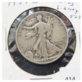 1939-D WALKING LIBERTY HALF DOLLAR