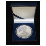 2010 HOLOGRAPHIC SILVER EAGLE WITH BOX