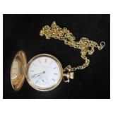 ELGIN POCKET WATCH WITH CHAIN