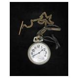 WALTHAM POCKET WATCH WITH CHAIN