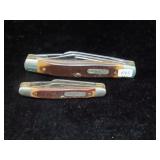2 OLD TIMER 3 BLADE POCKET KNIVES