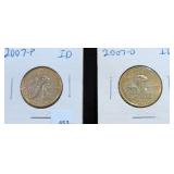 4 GOLD CLAD STATE QUARTERS