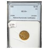 1926 - $2 1/2 DOLLAR GOLD COIN - NNC