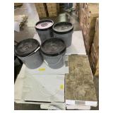 2,304sqft 12"X24" FLOORING AND 4 GALLON OF GLUE