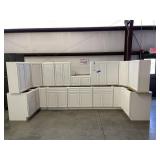 Kitchen Cabinet Set - Newport White - 16 CABINETS